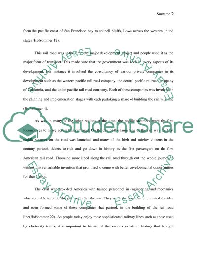 The first American railroad - Narrative