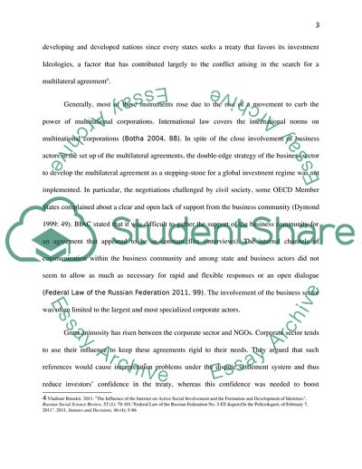 Multilateralism and the Law, Multilateral Agreements