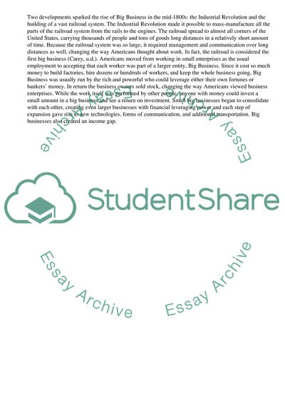 Corporations and Big Business