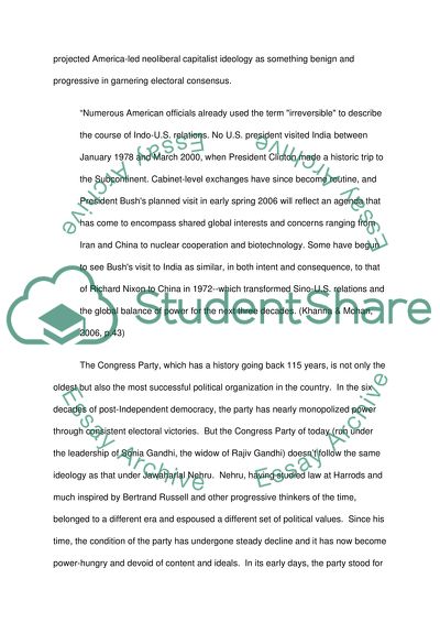 Have power and ideology been used to achieve consensus India