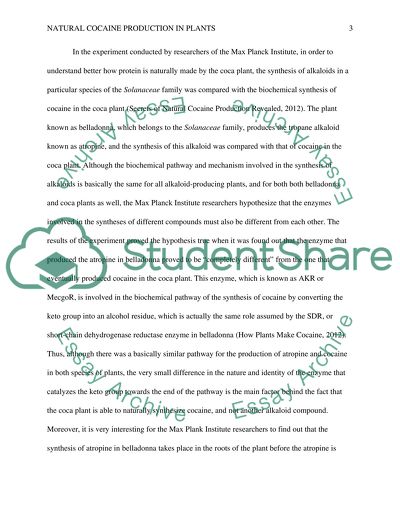 Research on new discovery in biology