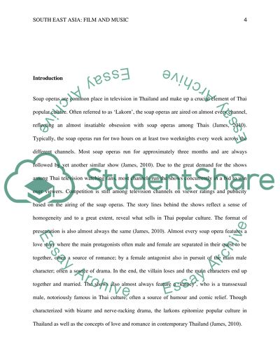 Southeast Asia: Film and Music