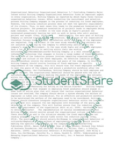 Organizational Behaviour