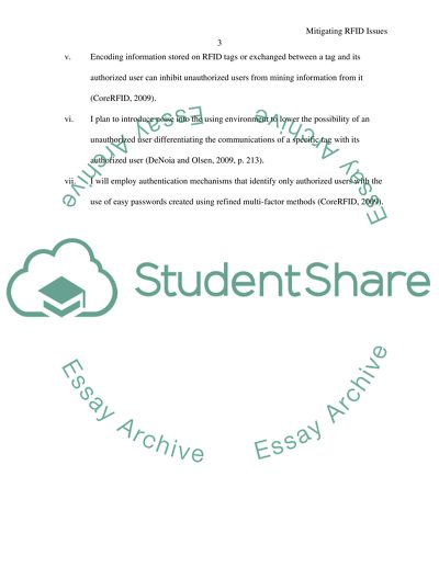 Mitigating RFID issues