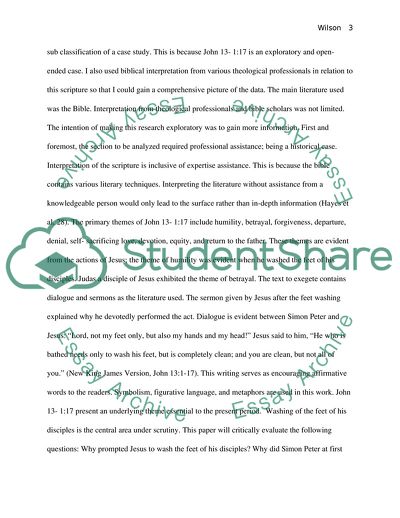 A Critical Explanation of John 13-1:17