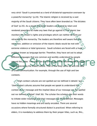 Saudi Arabia Cultural Life