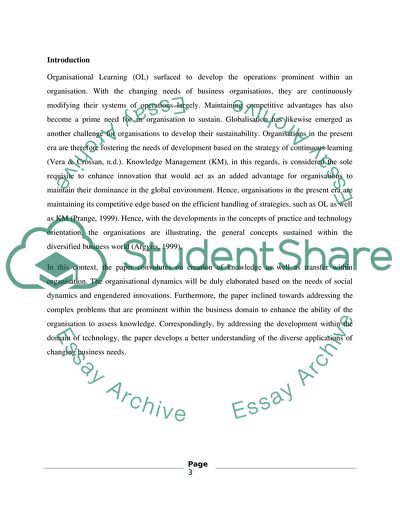 Knowledge Management, Social Networks and Innovation