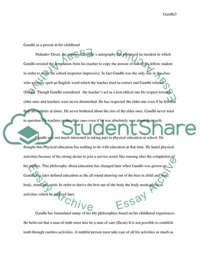 Mohandas Karamchand Gandhi