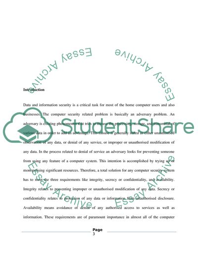 Methods Available for Maintaining Computer System Security