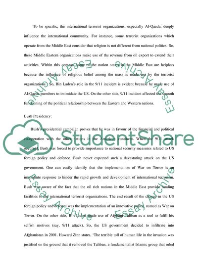 The Impact Of 9/11 in a Global Context