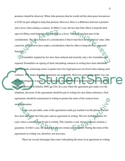 Contracts As a Common Phenomenon in the Business Sector