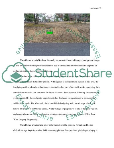 This Dangerous Earth: Local Landslide