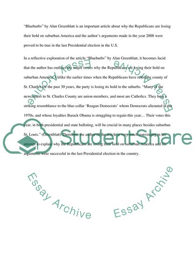 Blueburbs: Why Republicans are losing their hold on suburban America