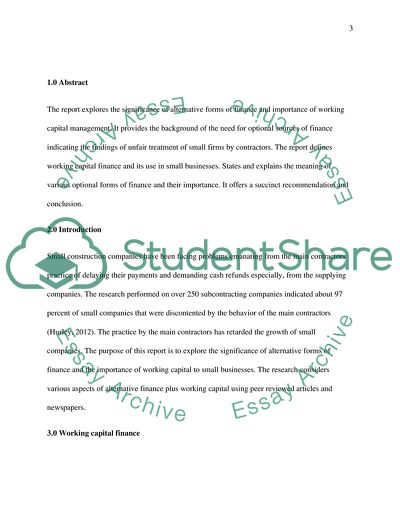 Refer to Appendix 1. Required: In a report for the attention of Coyle discuss the significance of alternative forms of finance available to him and the importance of working capital management to his business. Your report should relate to aspects consid