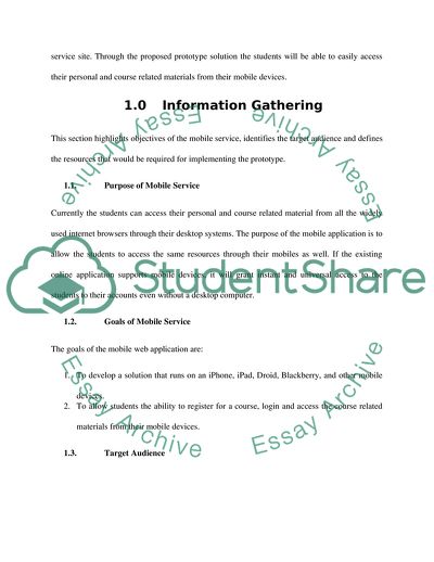 A Human-Computer Interaction Guide for the Implementation of a Mobile Web