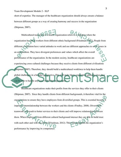 Team Development Module 2 - SLP