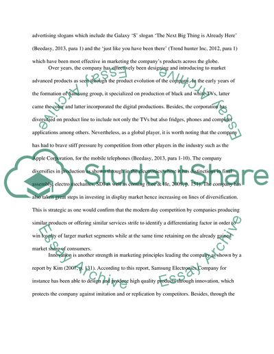 Samsung Marketing Principles