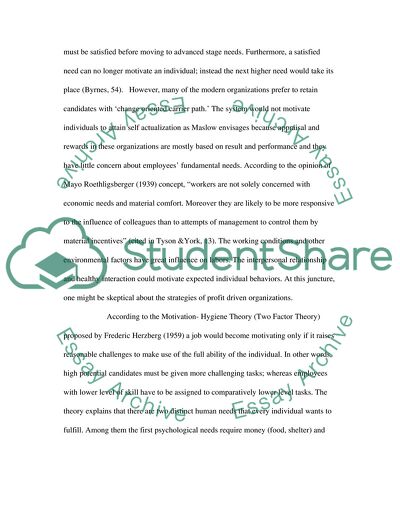 Organisation Analysis Assignment