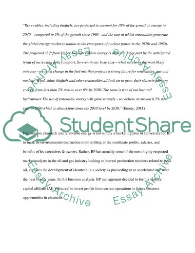 Ethical Dilemmas of BP