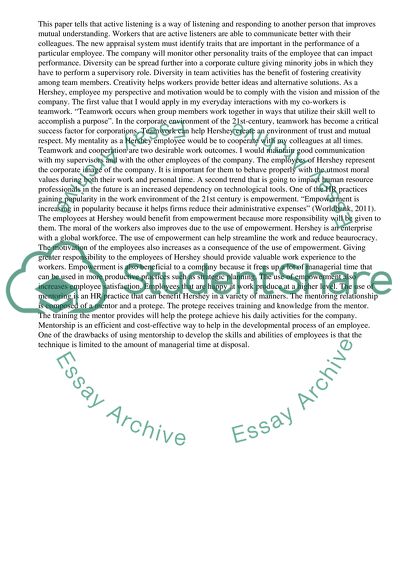 Hersheys Sweet Mission