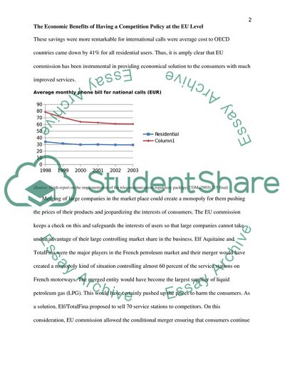 The Economic Benefits of Having a Competition Policy at the EU Level