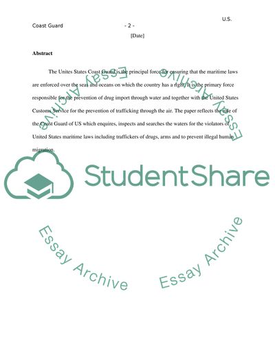 United States Coast Guard Maritime law enforcement seizure of boats, weapons, and contraband