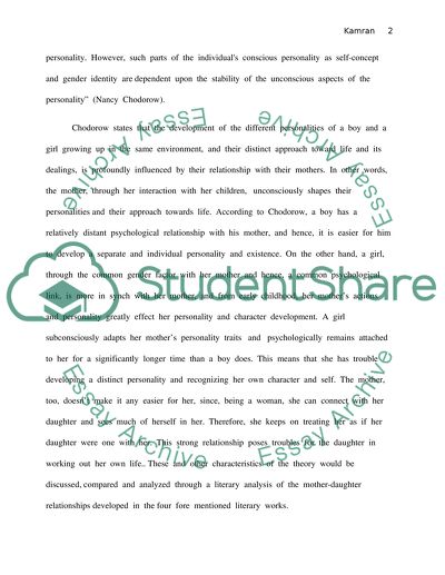 Psychoanalytical Theory in Literature Pieces