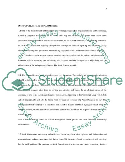 Audit Committees: Can They Really Work