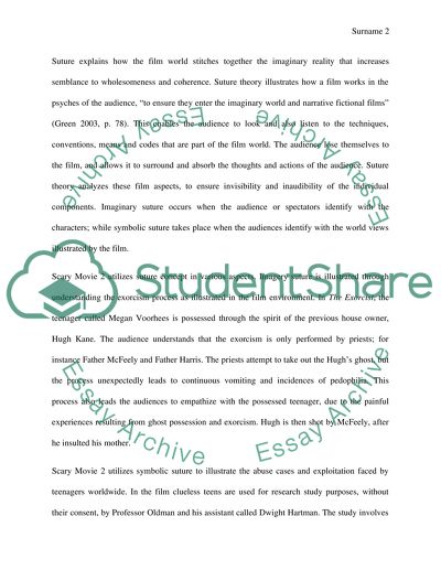 Fantasy Genre Pieces in the Scary Movies 2