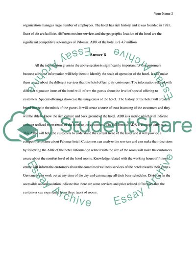 Palomar Hotels overall property and operation description