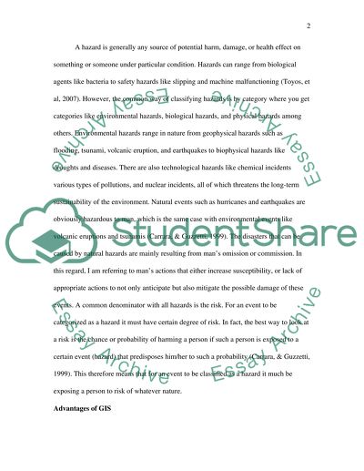 Concepts and Models of Environmental Hazards