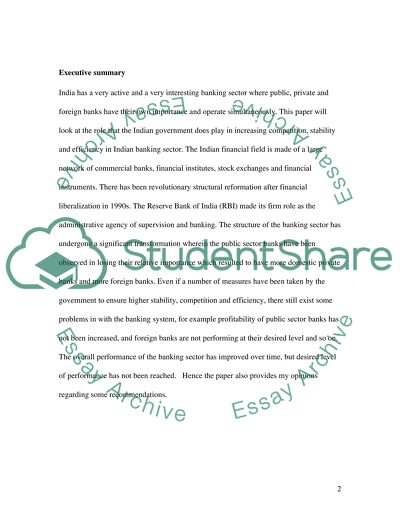 Economic Context of Banking