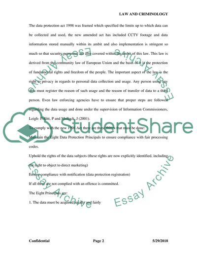 Law and Criminology: Ability to Conduct an Investigation