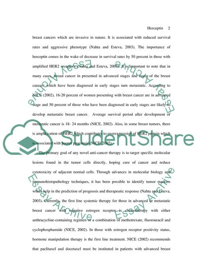 Should Herceptin Be Biven to All Patients with Breast Cancer
