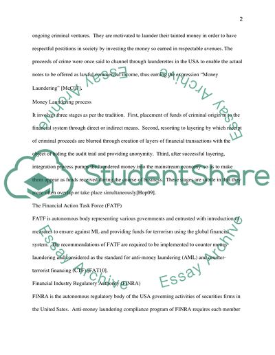 The Concept of Money Laundering