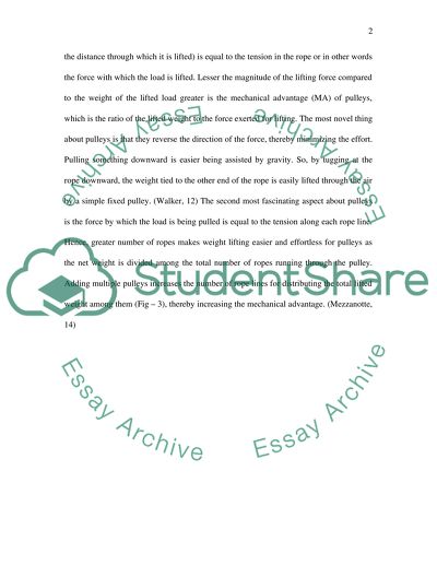 The Ups and Downs of Pulleys