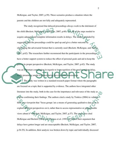 Coming to Conclution