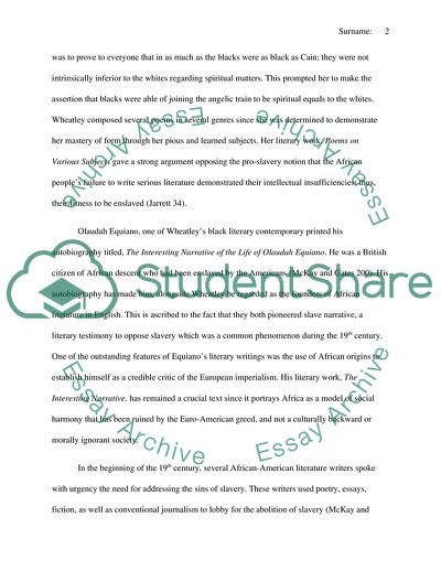 African American Literature