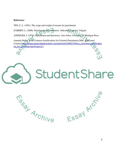 Why is it necessary to justify the imposition of punishment by the state for crime