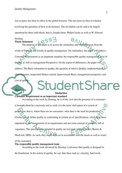 Engineering - Quality Management