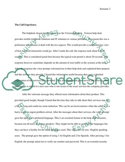Information Technology: Helpdesk Concepts