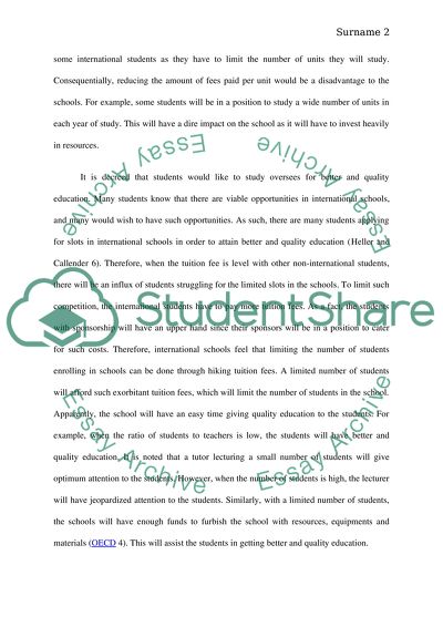 Why the tuition fee is almost triple for international students