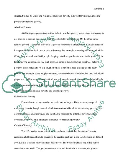 Why Is There Poverty in Rich Countries