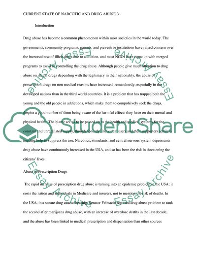 Reasons For Illegal Use Of The Drugs