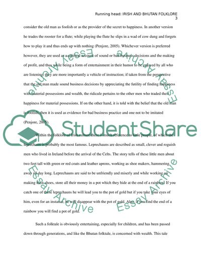 Folklore in two cultures (Cultural Anthropology)