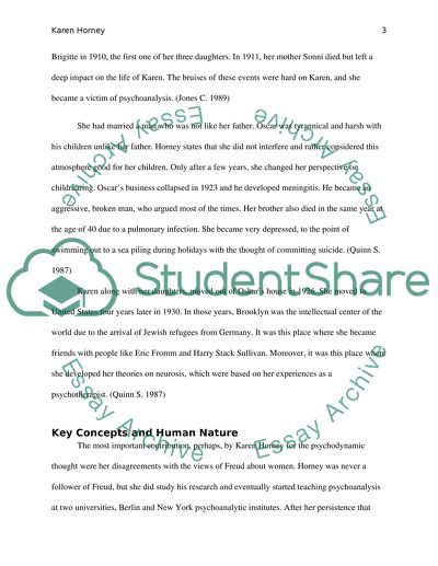 Influence and contribution to the psychology of women by Karen Horney