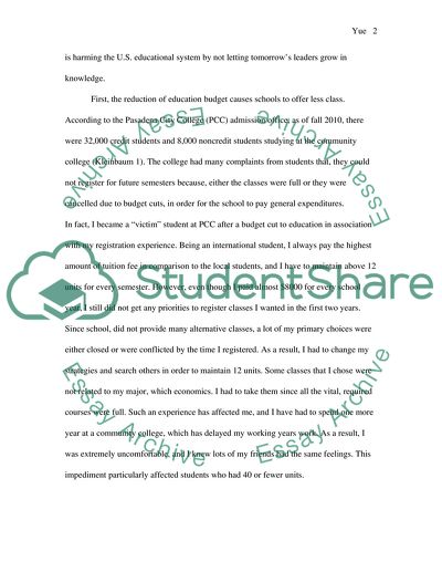 Education Budget Cuts and Its Negative Impact