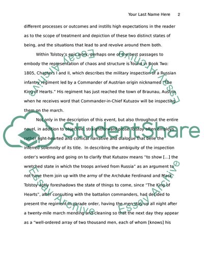 War and Peace by Leo Tolstoy