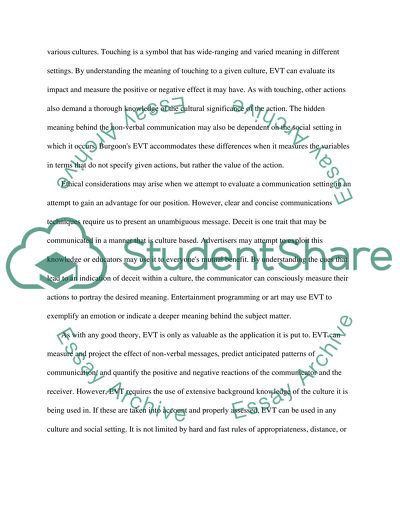 Cultural differences and Expectancy Violations Theory