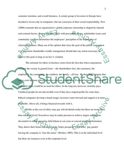 Benefits of Corporate Social Responsibility